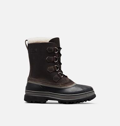 Sorel Caribou Boots UK - Mens Winter Boots Grey,Black (UK4135769)
